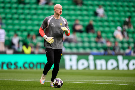 Goalkeeper Julian Faye Lund of Bodø/Glimt