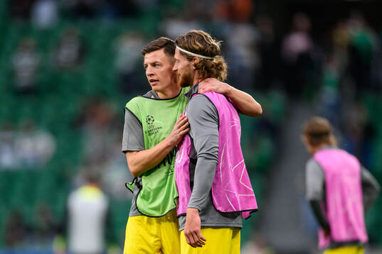 Jostein Gundersen and Kasper Høgh of Bodø/Glimt