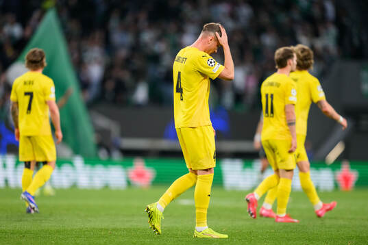 Odin Bjørtuft of Bodø/Glimt looks dejected