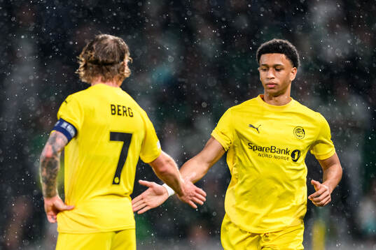 Patrick Berg and Daniel Bassi  of Bodø/Glimt