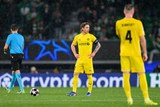 Patrick Berg of Bodø/Glimt looks dejected