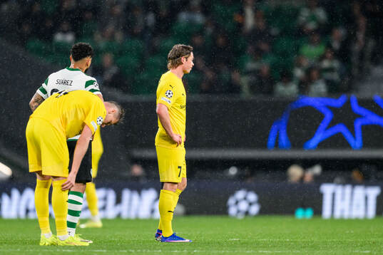 Patrick Berg of Bodø/Glimt looks dejected