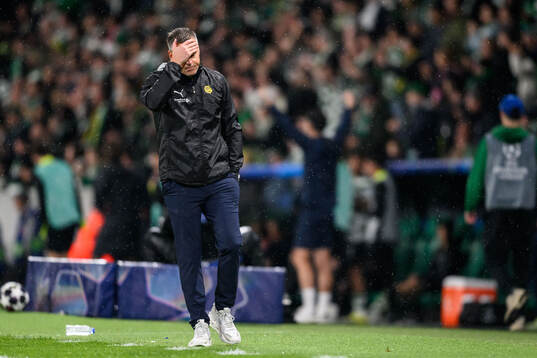 Head coach Kjetil Knutsen of Bodø/Glimt looks dejected