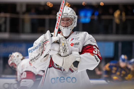 Malmö Redhawks målvakt Axel Göransson