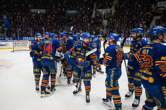 Djurgårdens spelare jublar
