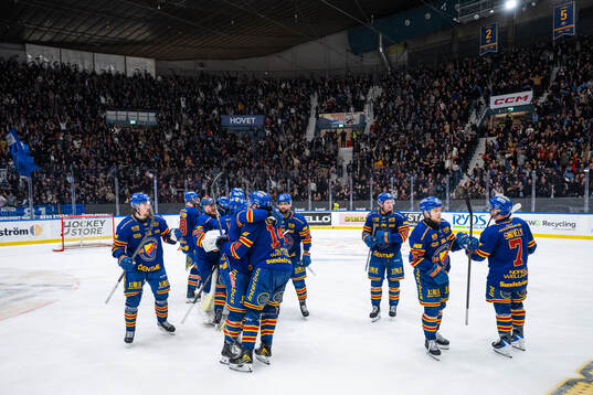 Djurgårdens spelare jublar
