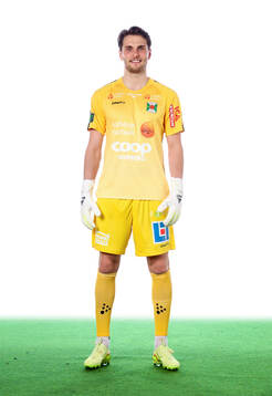 Varbergs målvakt Oscar Ekman