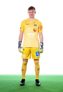 Varbergs målvakt Daniel Strindholm