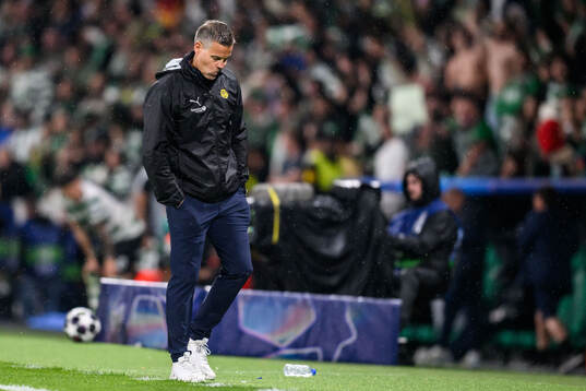 Head coach Kjetil Knutsen of Bodø/Glimt looks dejected