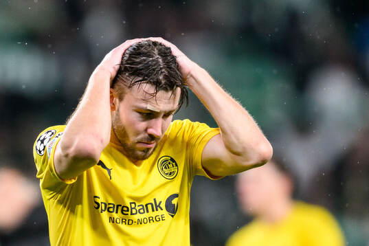Fredrik André Bjørkan of Bodø/Glimt looks dejected