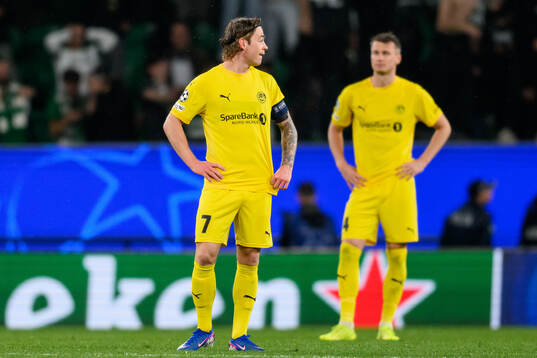 Patrick Berg of Bodø/Glimt looks dejected