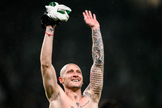 Nuno Santos of Sporting celebrates