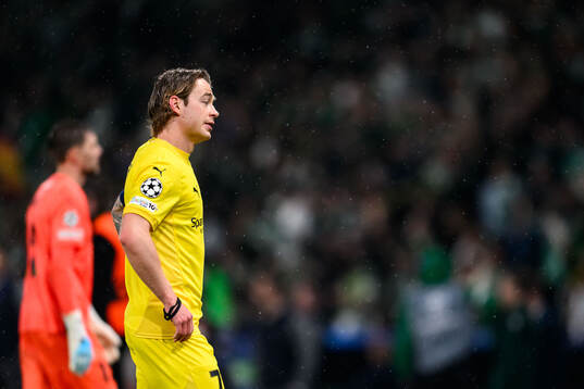 Patrick Berg of Bodø/Glimt looks dejected