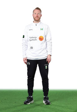 Varbergs målvaktstränare Fredrik Backe