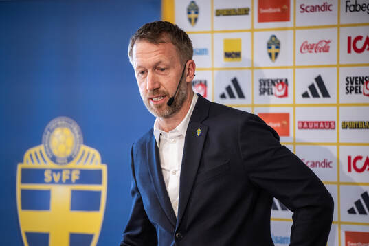 Head coach Graham Potter of the Swedish men's national