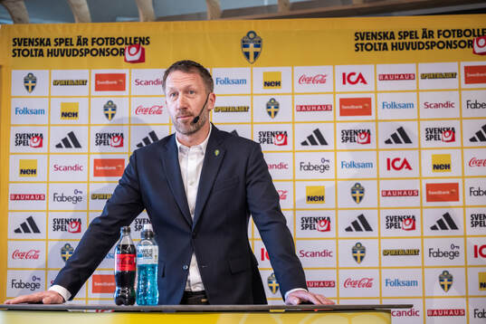 Head coach Graham Potter of the Swedish men's national