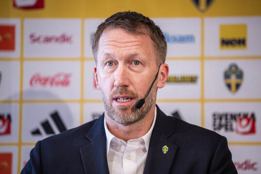 Head coach Graham Potter of the Swedish men's national