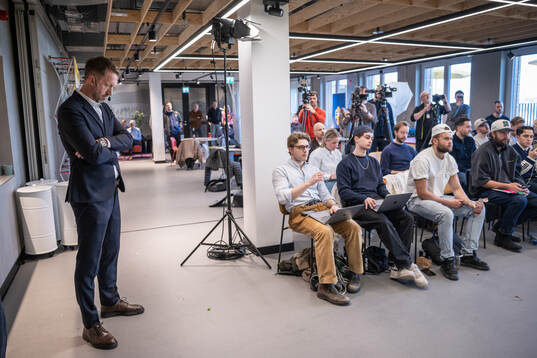 Head coach Graham Potter of the Swedish men's national