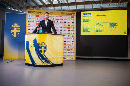 Head coach Graham Potter of the Swedish men's national