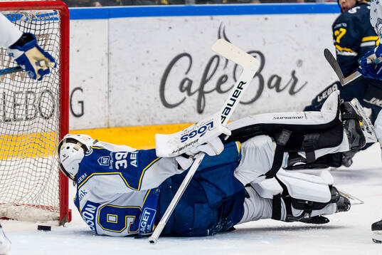 Leksands målvakt Filip Larsson