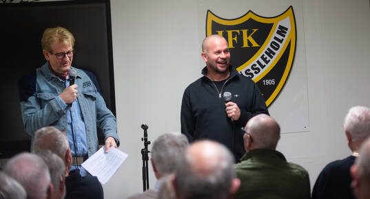 Tobias Linderoth gäst på IFK Hässleholms fotbollskafé