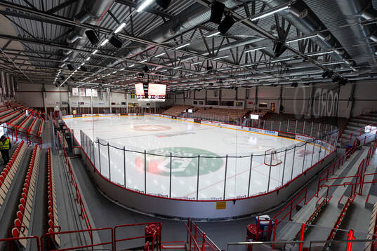 Interiör vy av SP arena