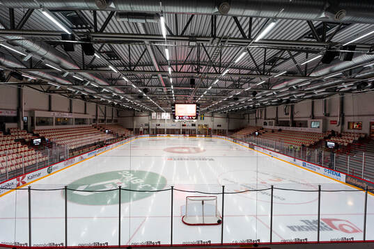 Interiör vy av SP arena