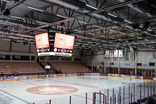 Interiör vy av SP arena