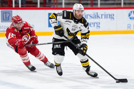 Troja/Ljungbys Axel Wemmenborn och Västerås Anton Mylläri