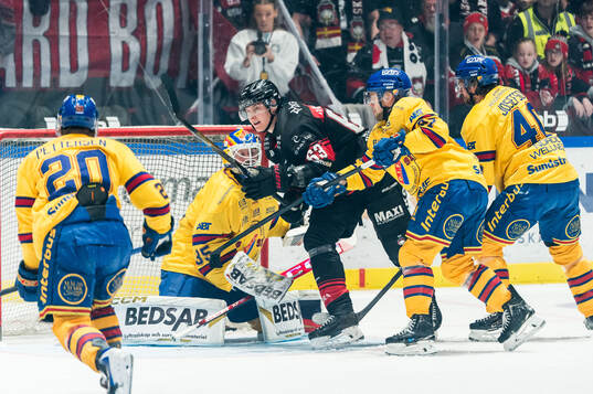 under åttondelsfinal två i SHL mellan Malmö Redhawks och