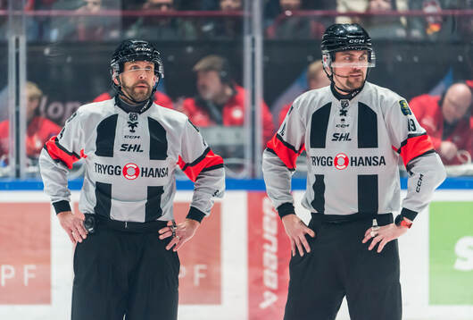 Domare Marcus Linde och Domare David Laksola