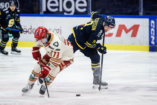 Kalmars Valdemar Johansson och Södertäljes Patrik