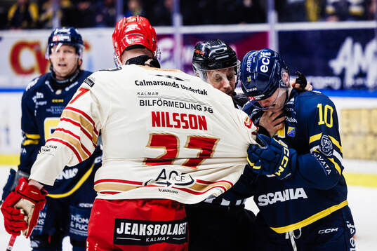 Kalmars Gabriel Olsson och Södertäljes Felix Öhrqvist