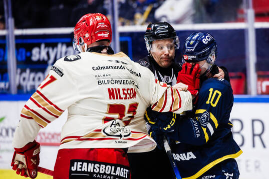 Kalmars Gabriel Olsson och Södertäljes Felix Öhrqvist