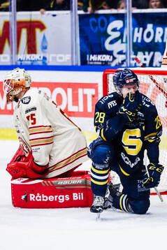 Södertäljes Adam Hesselvall deppar