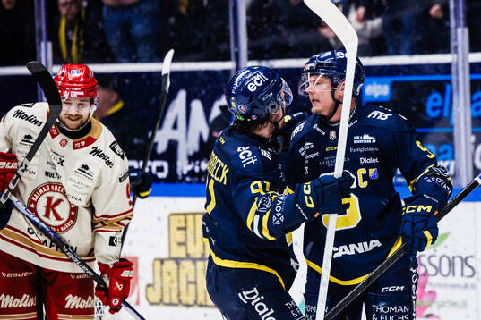 Södertäljes Patrik Zackrisson jublar