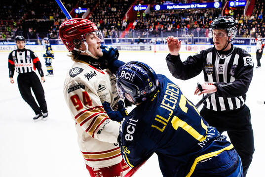 Kalmars Albin Storm och Södertäljes Viktor Liljegren