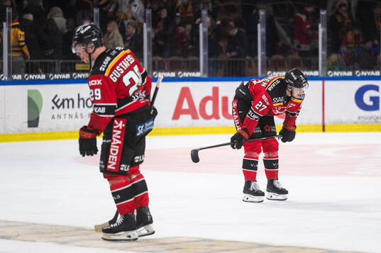 Luleås Erik Gustafsson och Oskari Laaksonen deppar