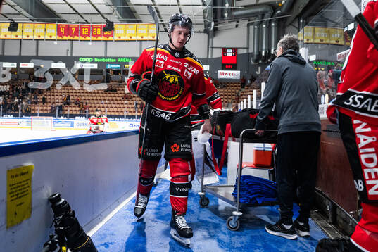 Luleås Pontus Andreasson deppar