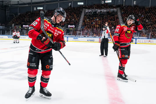Luleås Otto Leskinen och Oscar Engsund deppar