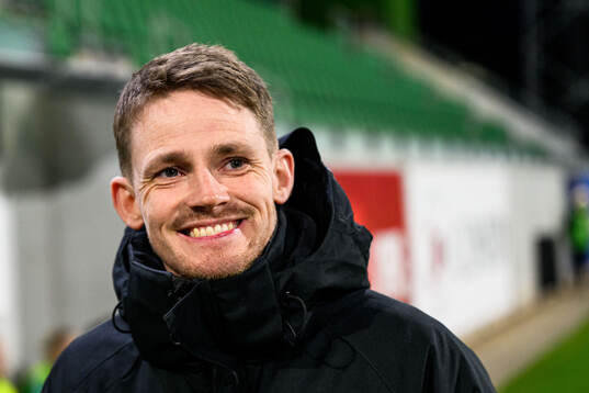 Hammarbys tränare William Strömberg