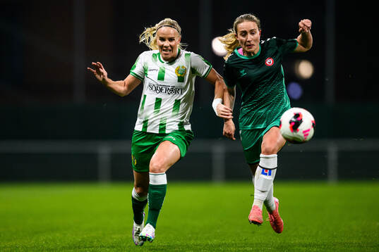 Hammarbys Stina Lennartsson och Kristianstads Viktoria