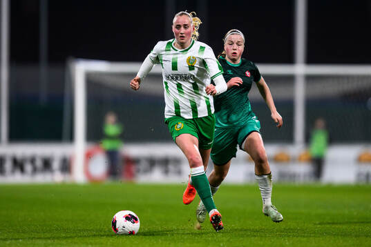 Hammarbys Emilie Bragstad och Kristianstads Emma Broddheimer