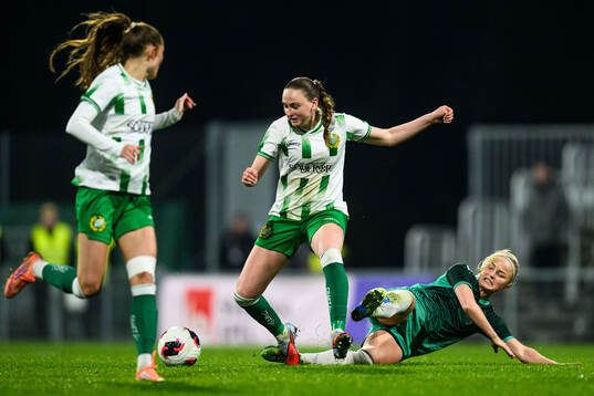 Hammarbys Vilde Hasund och Kristianstads Viktoria Persson