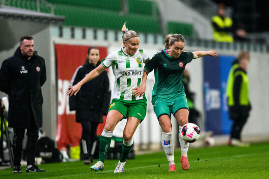 Hammarbys Stina Lennartsson och Kristianstads Viktoria