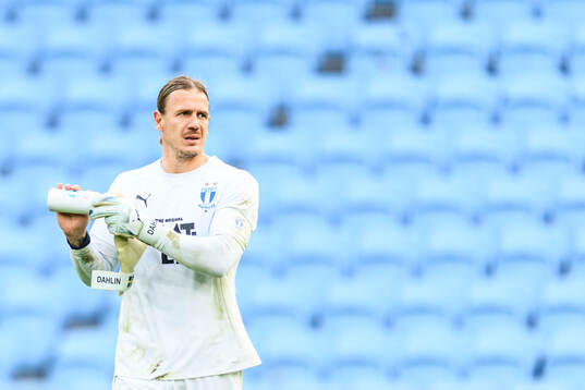 Malmö FFs målvakt Johan Dahlin