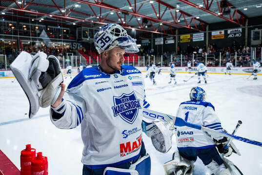 Karlskogas målvakt Lars Volden