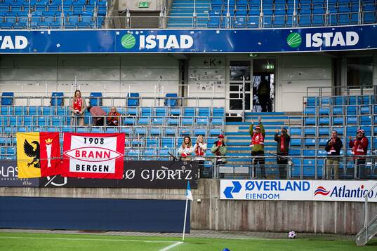 Spectators in the stands