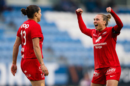 Brenna Marie Lovera of Brann celebrates with Karoline