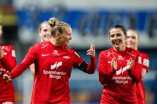 Karoline Haugland ane Cecilie Redisch Kvamme of Brann